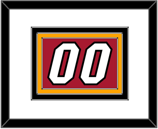 Miami Number - Alternate Red (2001-2008) - Premier Tier 2