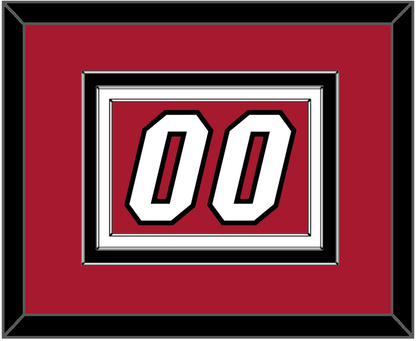 Miami Number - Alternate Red (2001-2008) - Premier Tier 3