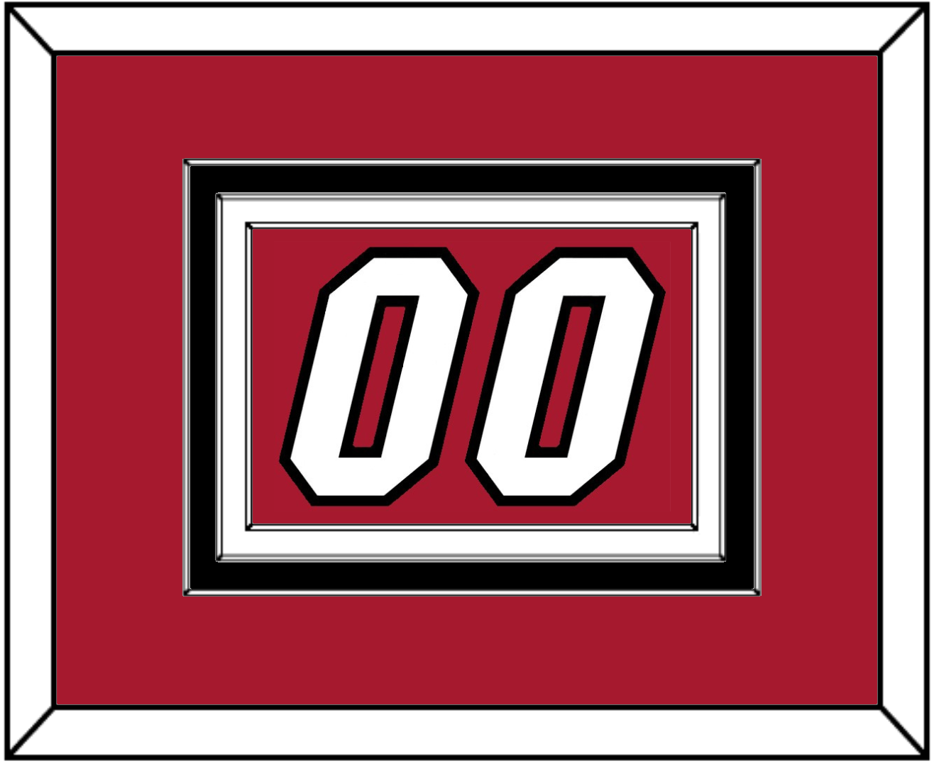 Miami Number - Alternate Red (2001-2008) - Premier Tier 3
