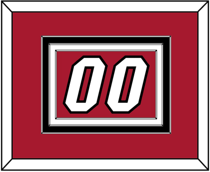 Miami Number - Alternate Red (2001-2008) - Premier Tier 3