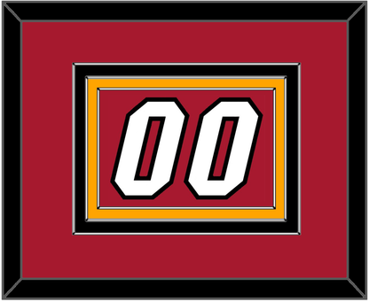 Miami Number - Alternate Red (2001-2008) - Premier Tier 4