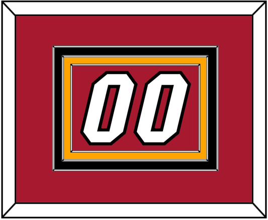 Miami Number - Alternate Red (2001-2008) - Premier Tier 4