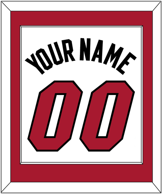 Miami Name & Number - Home White (1999-2008) - Essential Tier 1