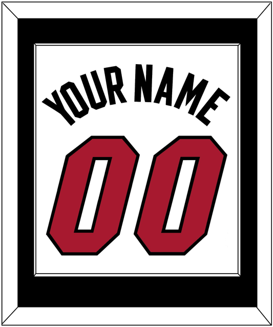 Miami Name & Number - Home White (1999-2008) - Essential Tier 2