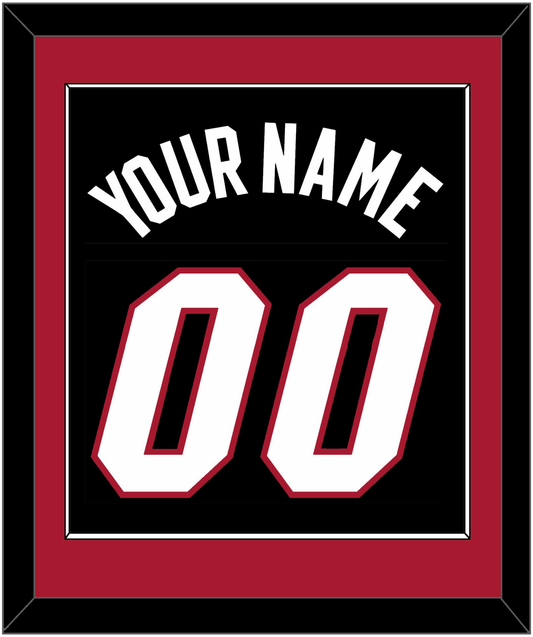 Miami Name & Number - Road Black (1999-2008) - Essential Tier 2