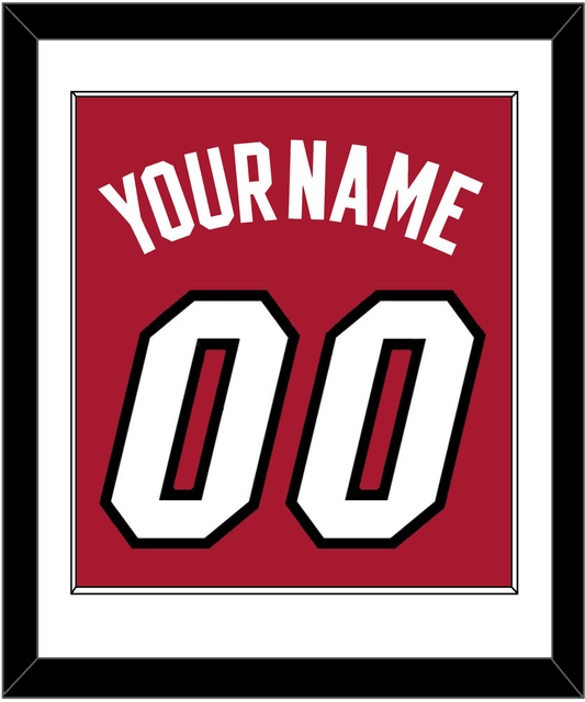 Miami Name & Number - Alternate Red (2001-2008) - Essential Tier 1