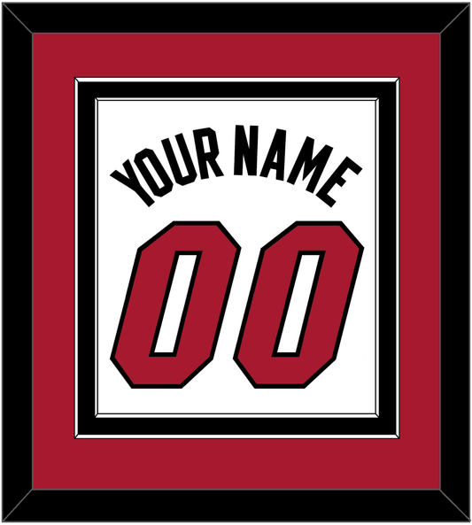 Miami Name & Number - Home White (1999-2008) - Signature Tier 2