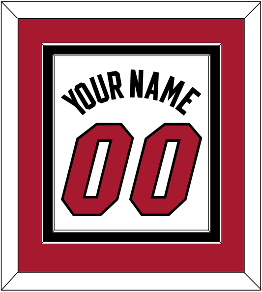 Miami Name & Number - Home White (1999-2008) - Signature Tier 2