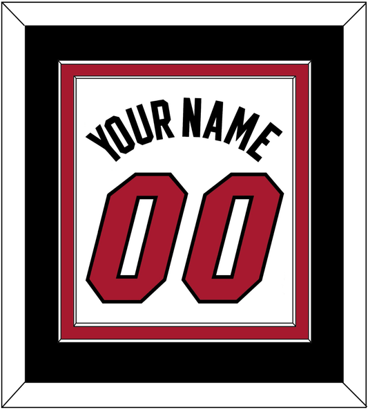 Miami Name & Number - Home White (1999-2008) - Signature Tier 3