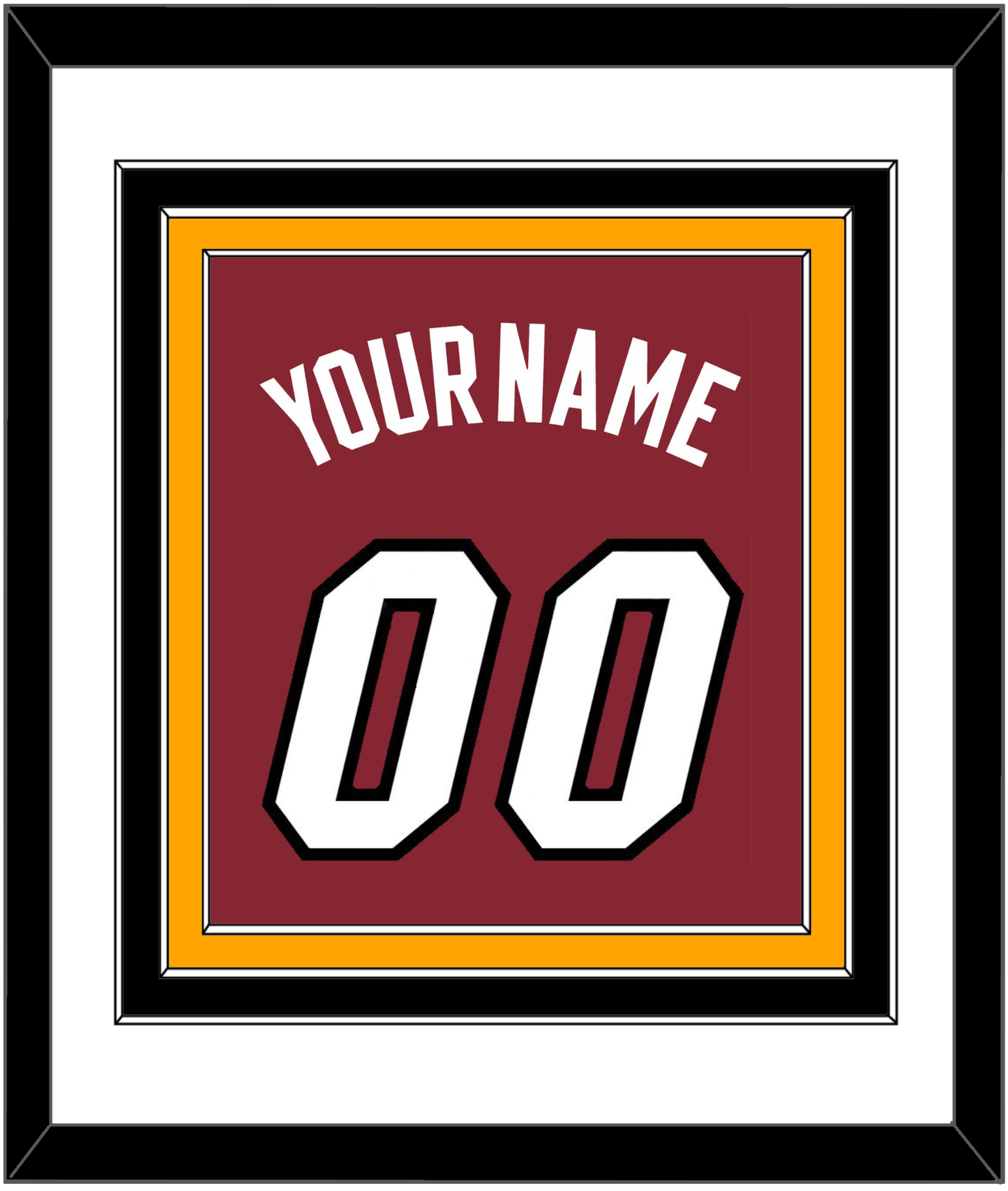 Miami Name & Number - Alternate Red (2009-2017) - Premier Tier 1