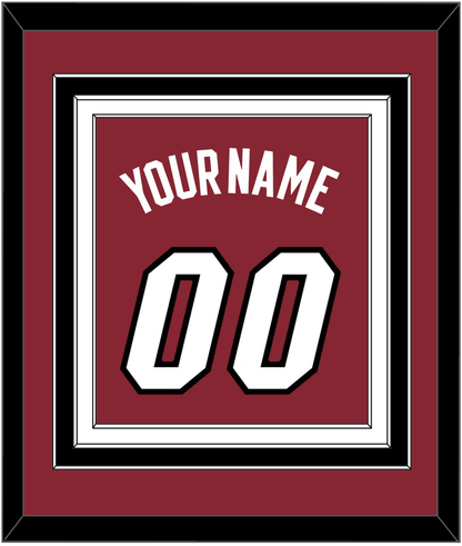 Miami Name & Number - Alternate Red (2009-2017) - Premier Tier 4