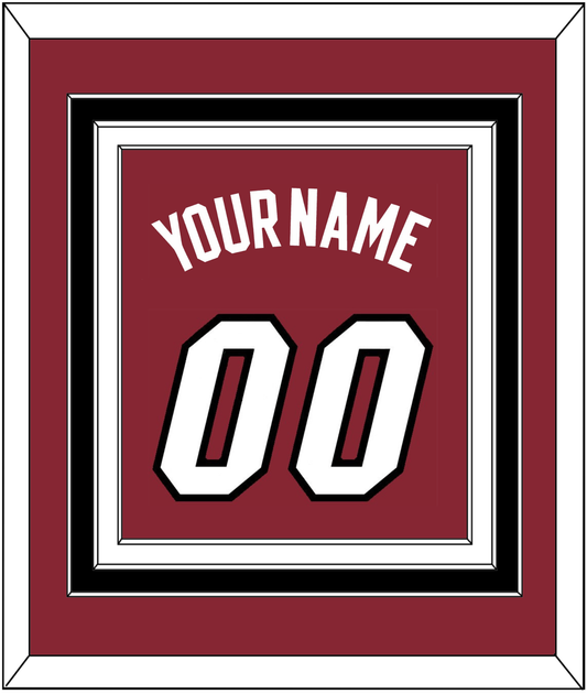 Miami Name & Number - Alternate Red (2009-2017) - Premier Tier 4
