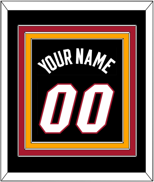 Miami Name & Number - Road Black (1999-2008) - Premier Tier 4