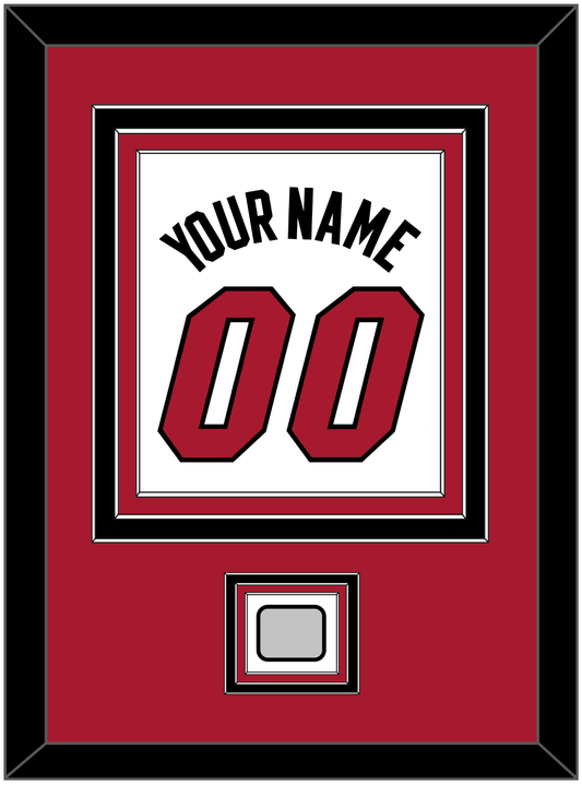 Miami Name & Number With Finals Patch - Home White (1999-2008) - Premier Tier 2