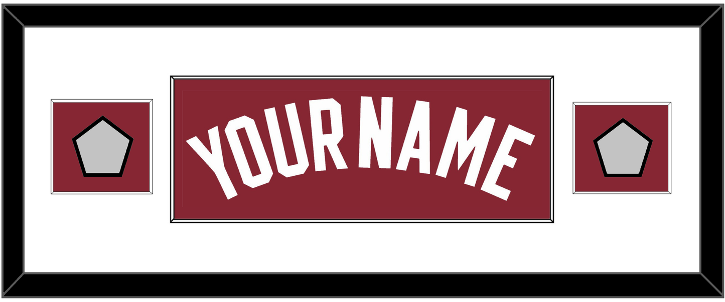 Miami Name & 2 Finals Patches - Alternate Red (2009-2017) - Essential Tier 2