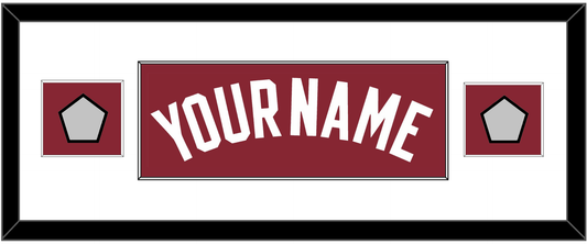 Miami Name & 2 Finals Patches - Alternate Red (2009-2017) - Essential Tier 2