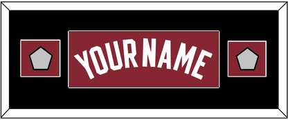 Miami Name & 2 Finals Patches - Alternate Red (2009-2017) - Essential Tier 4