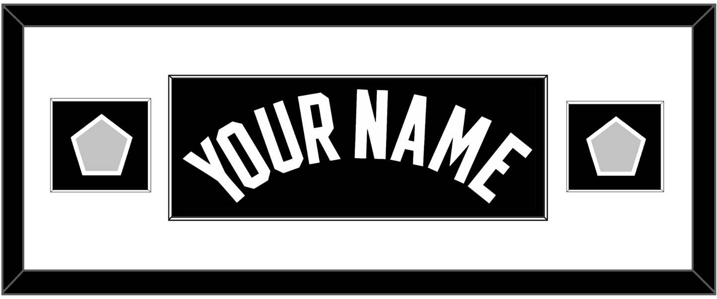 Miami Name & 2 Finals Patches - Road Black (1999-2008) - Essential Tier 2
