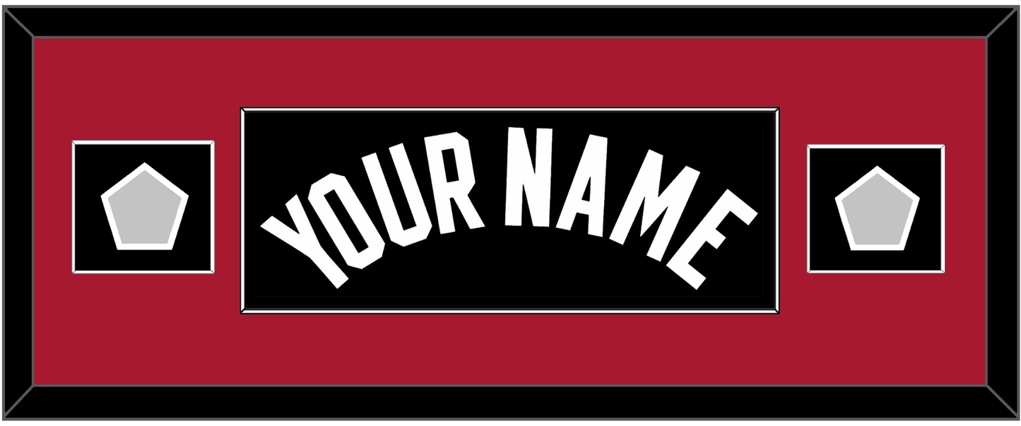 Miami Name & 2 Finals Patches - Road Black (1999-2008) - Essential Tier 4