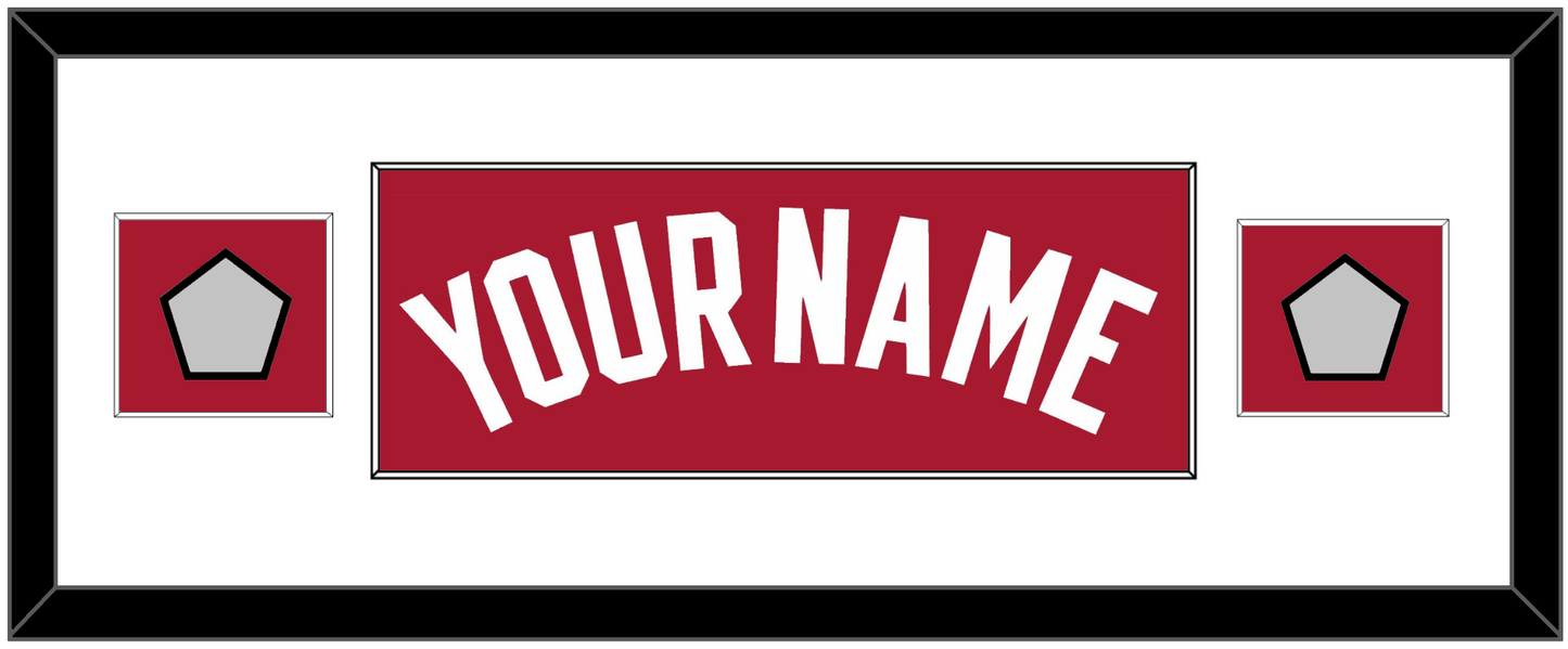 Miami Name & 2 Finals Patches - Alternate Red (2001-2008) - Essential Tier 2