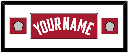 Miami Name & 2 Finals Patches - Alternate Red (2001-2008) - Essential Tier 2