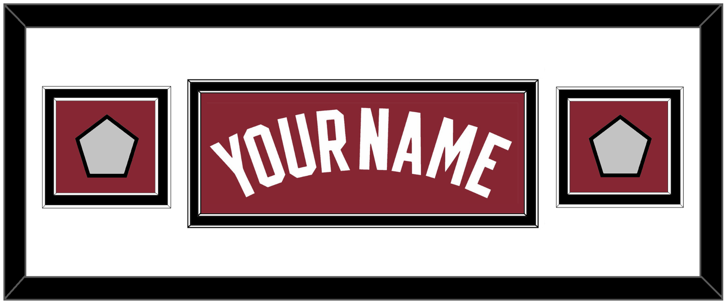Miami Name & 2 Finals Patches - Alternate Red (2009-2017) - Signature Tier 2