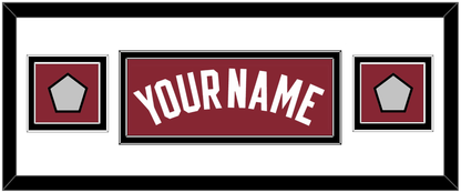Miami Name & 2 Finals Patches - Alternate Red (2009-2017) - Signature Tier 2
