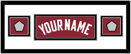 Miami Name & 2 Finals Patches - Alternate Red (2009-2017) - Signature Tier 2