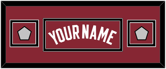 Miami Name & 2 Finals Patches - Alternate Red (2009-2017) - Signature Tier 6
