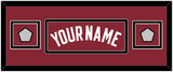 Miami Name & 2 Finals Patches - Alternate Red (2009-2017) - Double Mat 6