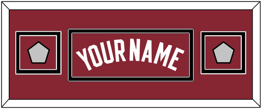 Miami Name & 2 Finals Patches - Alternate Red (2009-2017) - Signature Tier 6