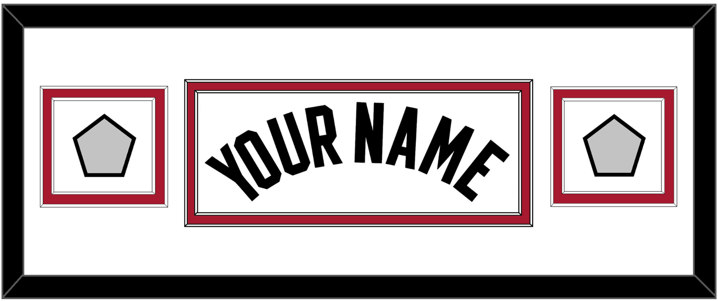 Miami Name & 2 Finals Patches - Home White (1999-2008) - Signature Tier 2
