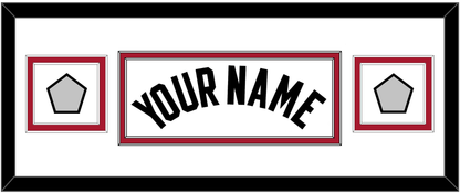 Miami Name & 2 Finals Patches - Home White (1999-2008) - Signature Tier 2