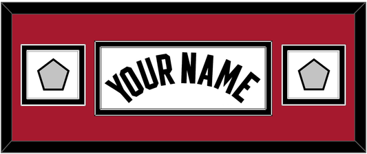 Miami Name & 2 Finals Patches - Home White (1999-2008) - Signature Tier 4