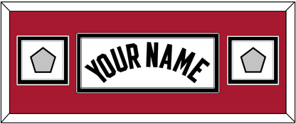 Miami Name & 2 Finals Patches - Home White (1999-2008) - Signature Tier 4