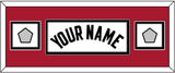 Miami Name & 2 Finals Patches - Home White (1999-2008) - Double Mat 4