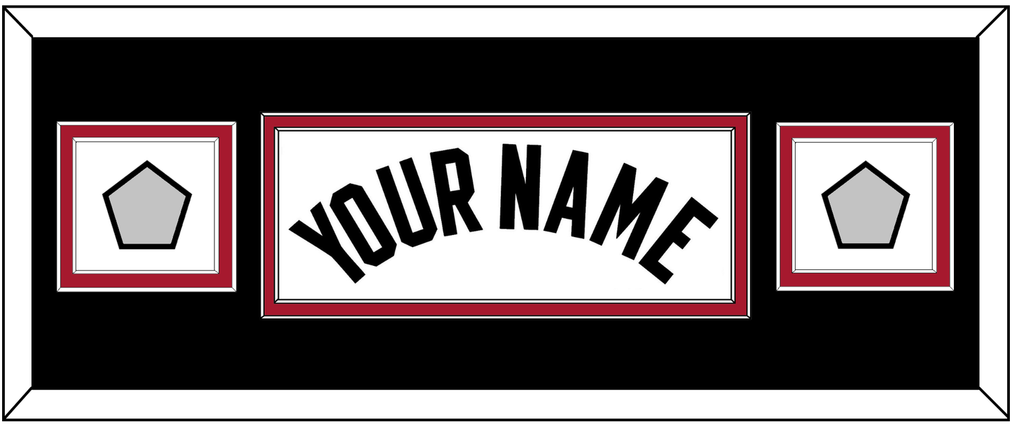 Miami Name & 2 Finals Patches - Home White (1999-2008) - Signature Tier 6