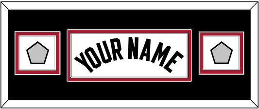 Miami Name & 2 Finals Patches - Home White (1999-2008) - Signature Tier 6