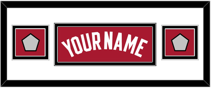 Miami Name & 2 Finals Patches - Alternate Red (2001-2008) - Signature Tier 2