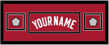 Miami Name & 2 Finals Patches - Alternate Red (2001-2008) - Double Mat 6