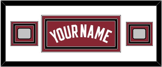 Miami Name & 2 Finals Patches - Alternate Red (2009-2017) - Premier Tier 4