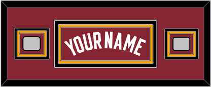 Miami Name & 2 Finals Patches - Alternate Red (2009-2017) - Premier Tier 6
