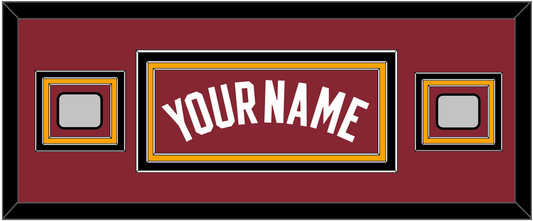 Miami Name & 2 Finals Patches - Alternate Red (2009-2017) - Premier Tier 6