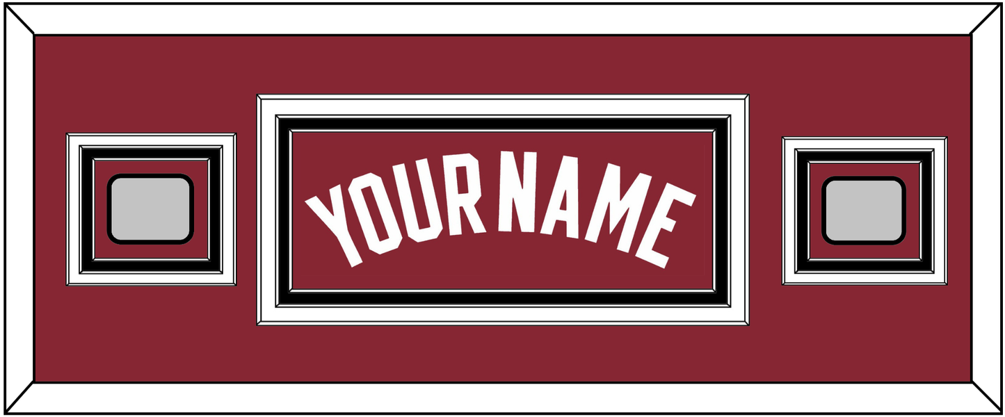 Miami Name & 2 Finals Patches - Alternate Red (2009-2017) - Premier Tier 8
