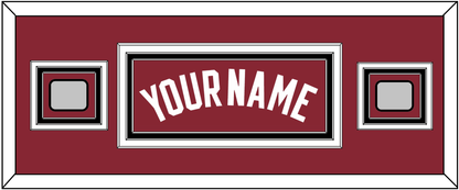 Miami Name & 2 Finals Patches - Alternate Red (2009-2017) - Premier Tier 8