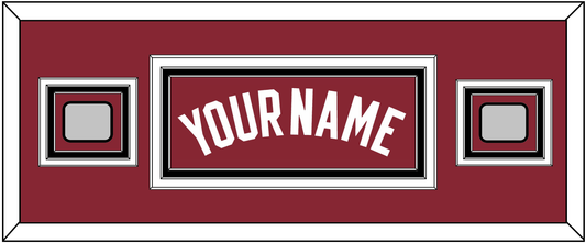Miami Name & 2 Finals Patches - Alternate Red (2009-2017) - Premier Tier 8