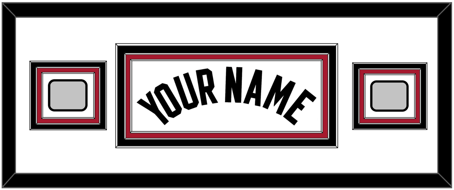 Miami Name & 2 Finals Patches - Home White (1999-2008) - Premier Tier 2