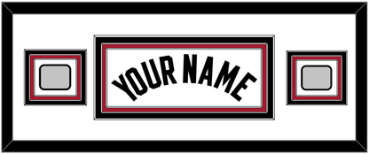 Miami Name & 2 Finals Patches - Home White (1999-2008) - Premier Tier 2
