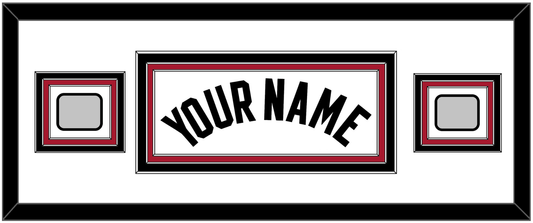 Miami Name & 2 Finals Patches - Home White (1999-2008) - Premier Tier 2