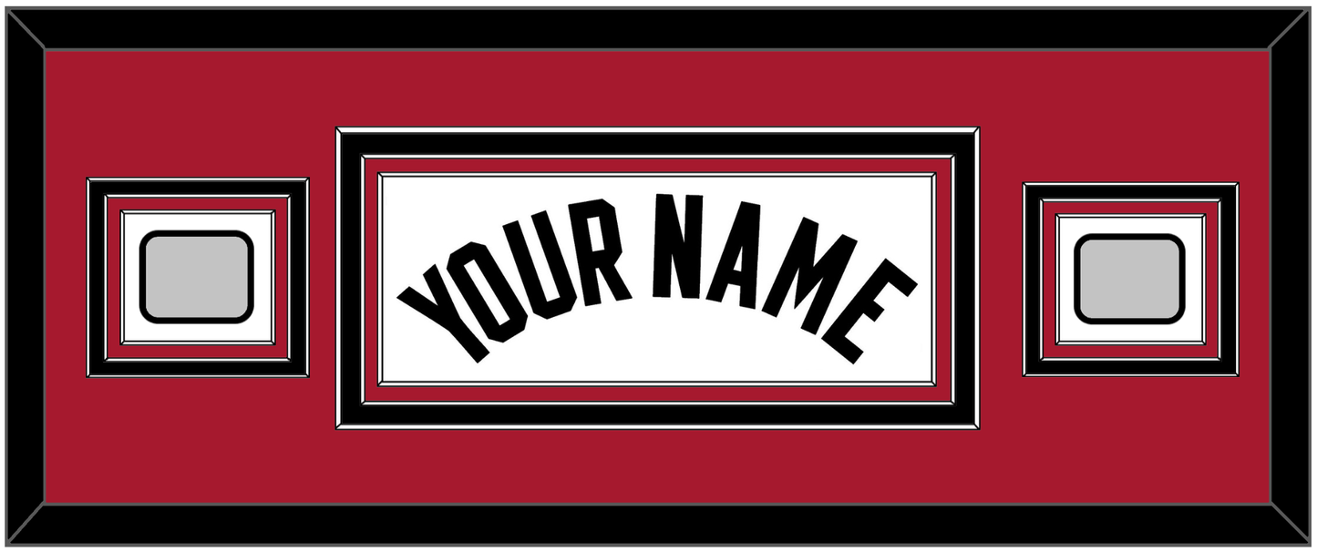 Miami Name & 2 Finals Patches - Home White (1999-2008) - Premier Tier 4